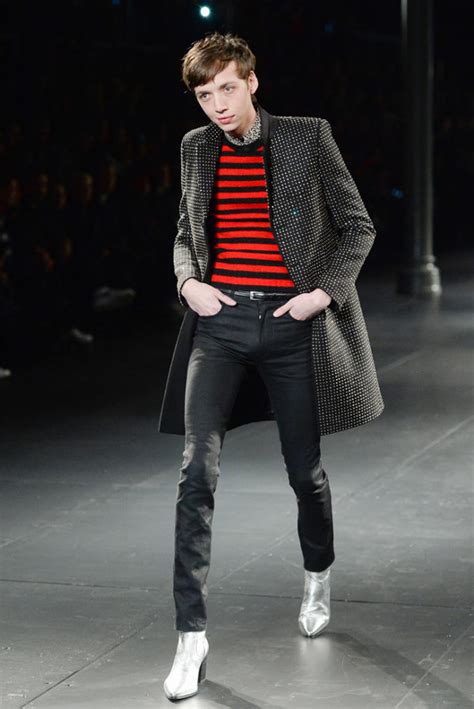 yves saint laurent hedi slimane first collection|hedi slimane.